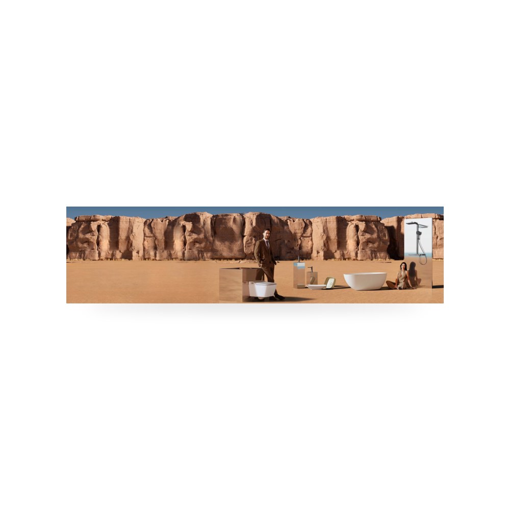 طقم منظم أدراج خزانة المغسلة أكريليك مقسم آرو (ARROW) - للأدوات الصحية وحلول الحمام الذكية