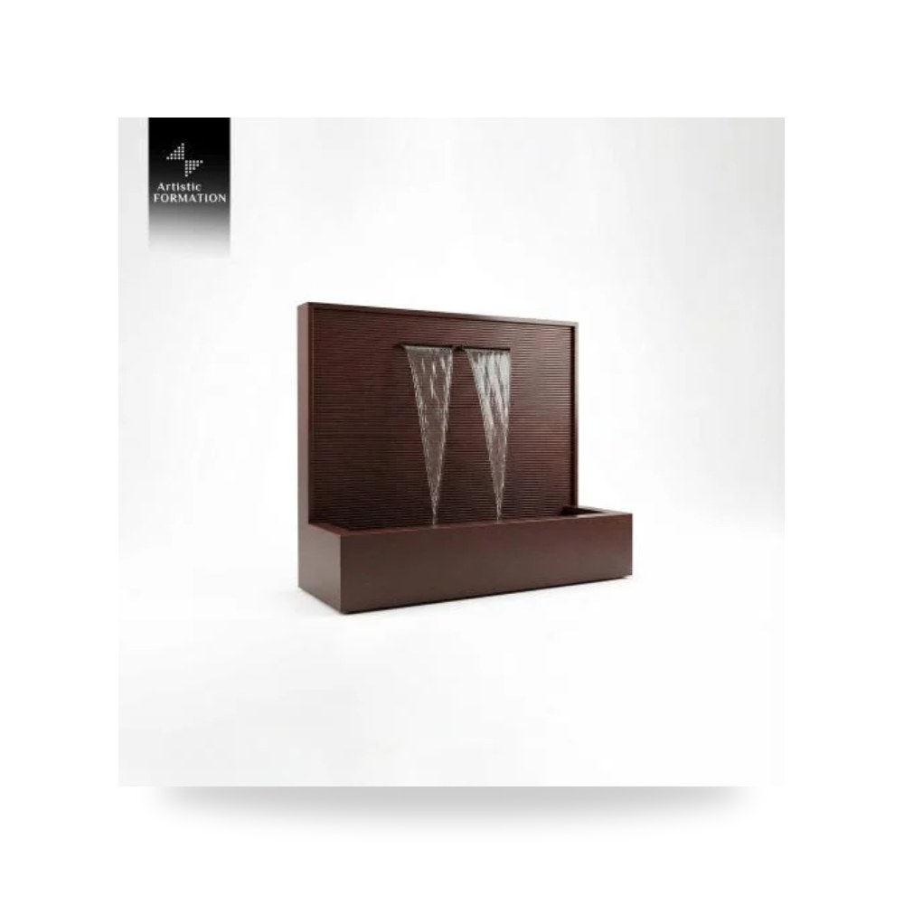 شلال جداري بمصبين 180×200 سم للجدران مصنع التشكيل الفني للفيبرجلاس (Artistic Formation)