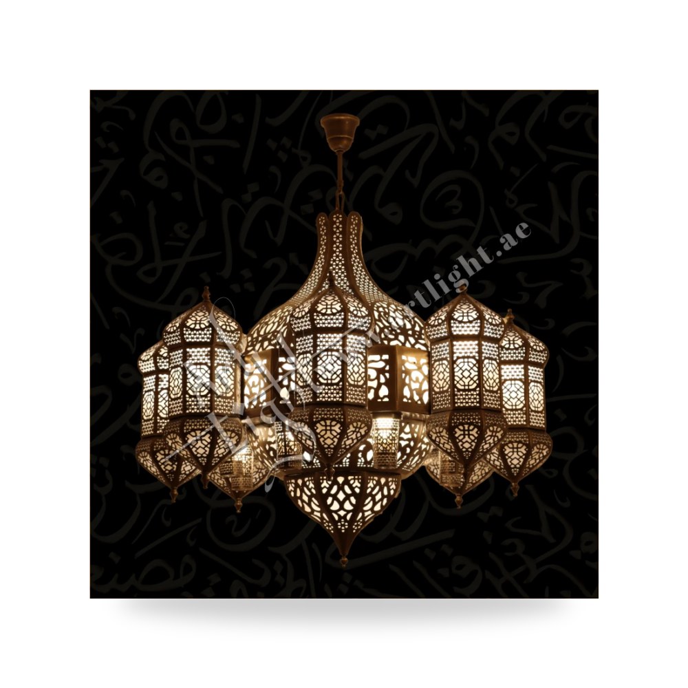ثريا كلاسيكية فاخرة من النحاس الصافي آرت لايت (Art Light) - للإنارة الفاخرة والمعمارية