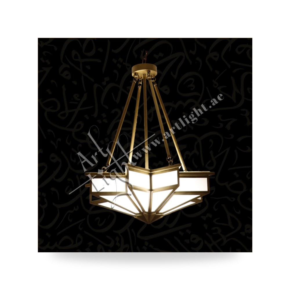 ثريا كلاسيكية فاخرة من النحاس الصافي آرت لايت (Art Light) - للإنارة الفاخرة والمعمارية
