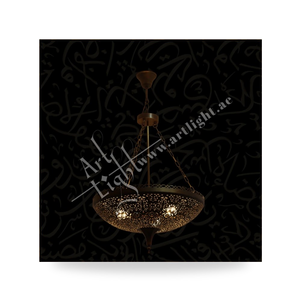 ثريا كلاسيكية فاخرة من النحاس الصافي آرت لايت (Art Light) - للإنارة الفاخرة والمعمارية