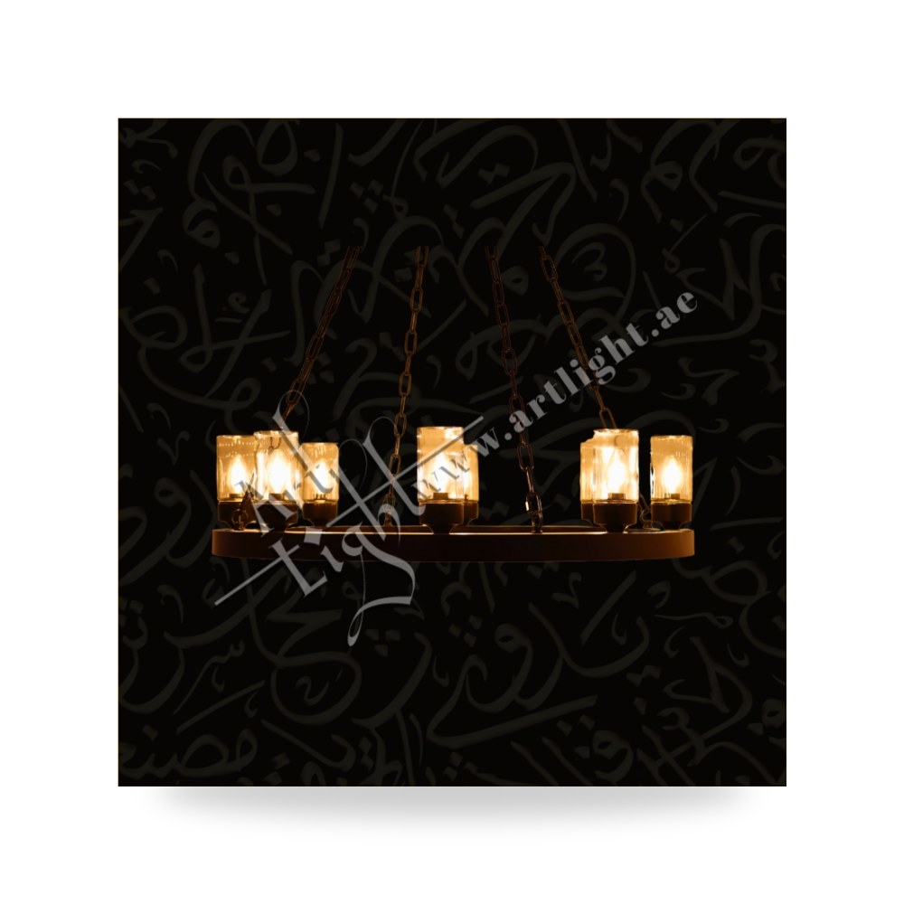 ثريا كلاسيكية فاخرة من النحاس الصافي آرت لايت (Art Light) - للإنارة الفاخرة والمعمارية