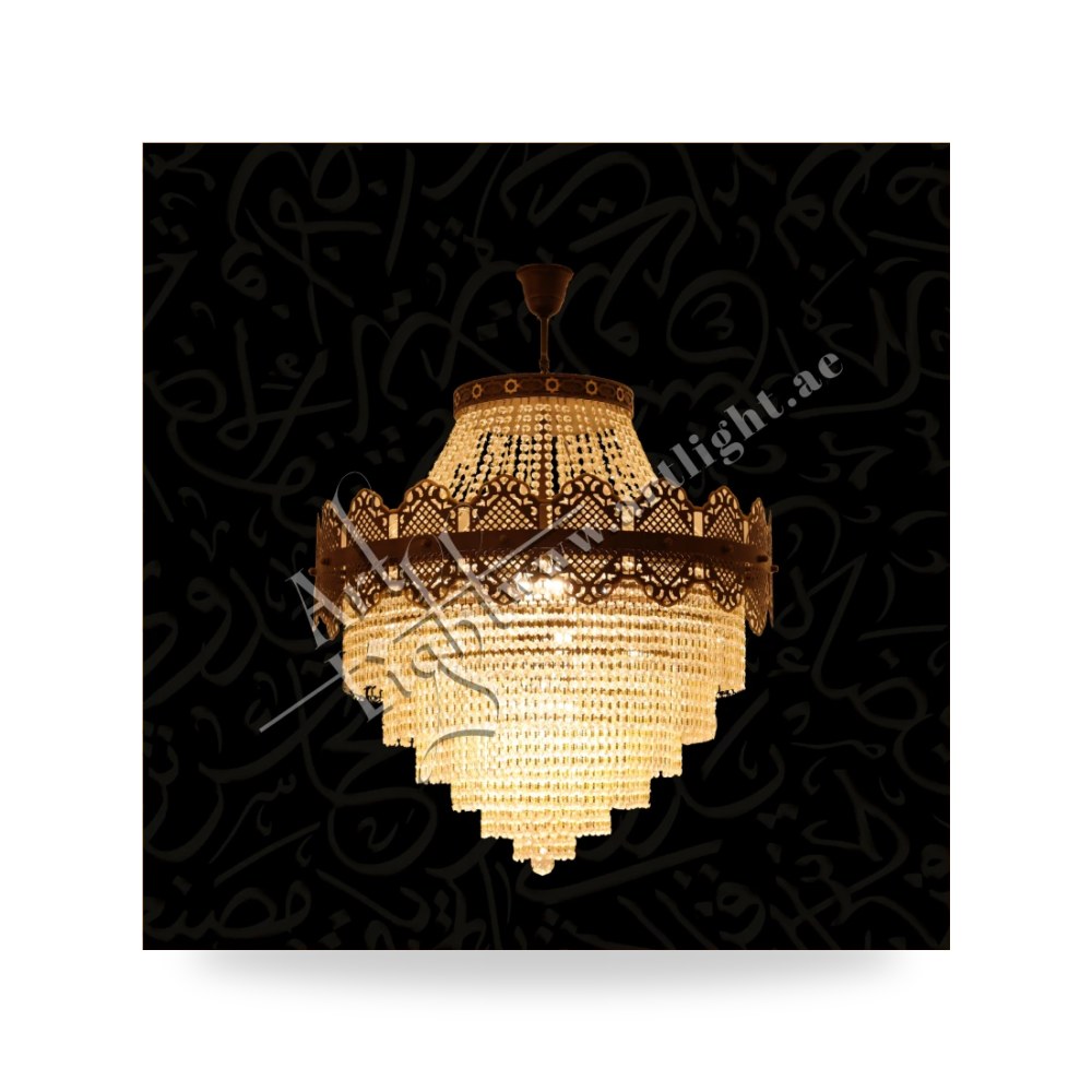 ثريا كلاسيكية فاخرة من النحاس الصافي آرت لايت (Art Light) - للإنارة الفاخرة والمعمارية
