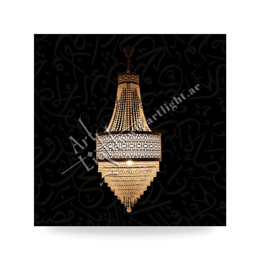 ثريا كلاسيكية فاخرة من النحاس الصافي آرت لايت (Art Light) - للإنارة الفاخرة والمعمارية