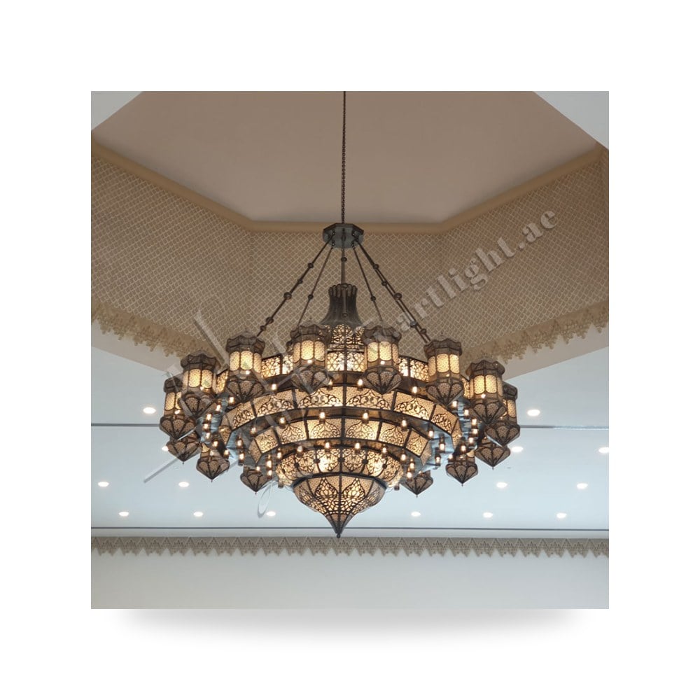 ثريا مساجد وقباب إسلامية تراثية من النحاس آرت لايت (Art Light) - للإنارة الفاخرة