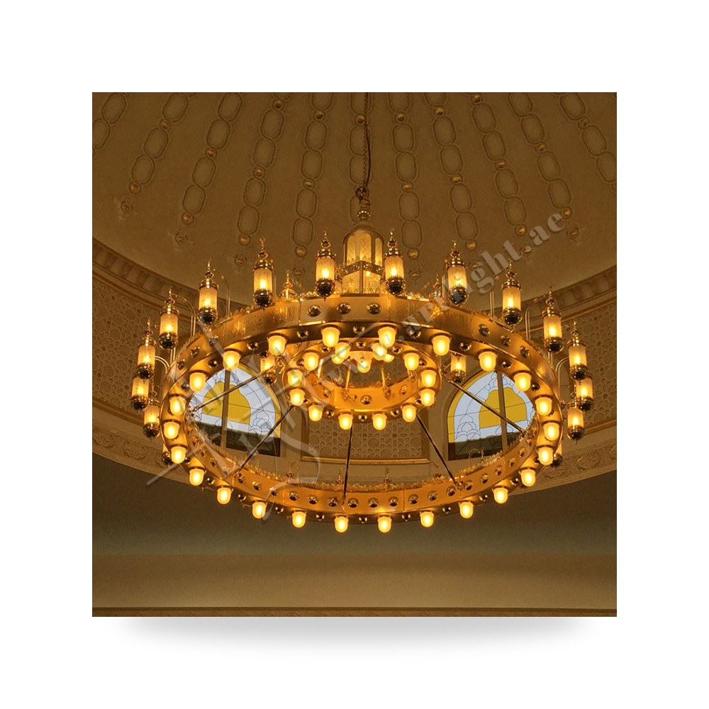 ثريا مساجد وقباب إسلامية تراثية من النحاس آرت لايت (Art Light) - للإنارة الفاخرة