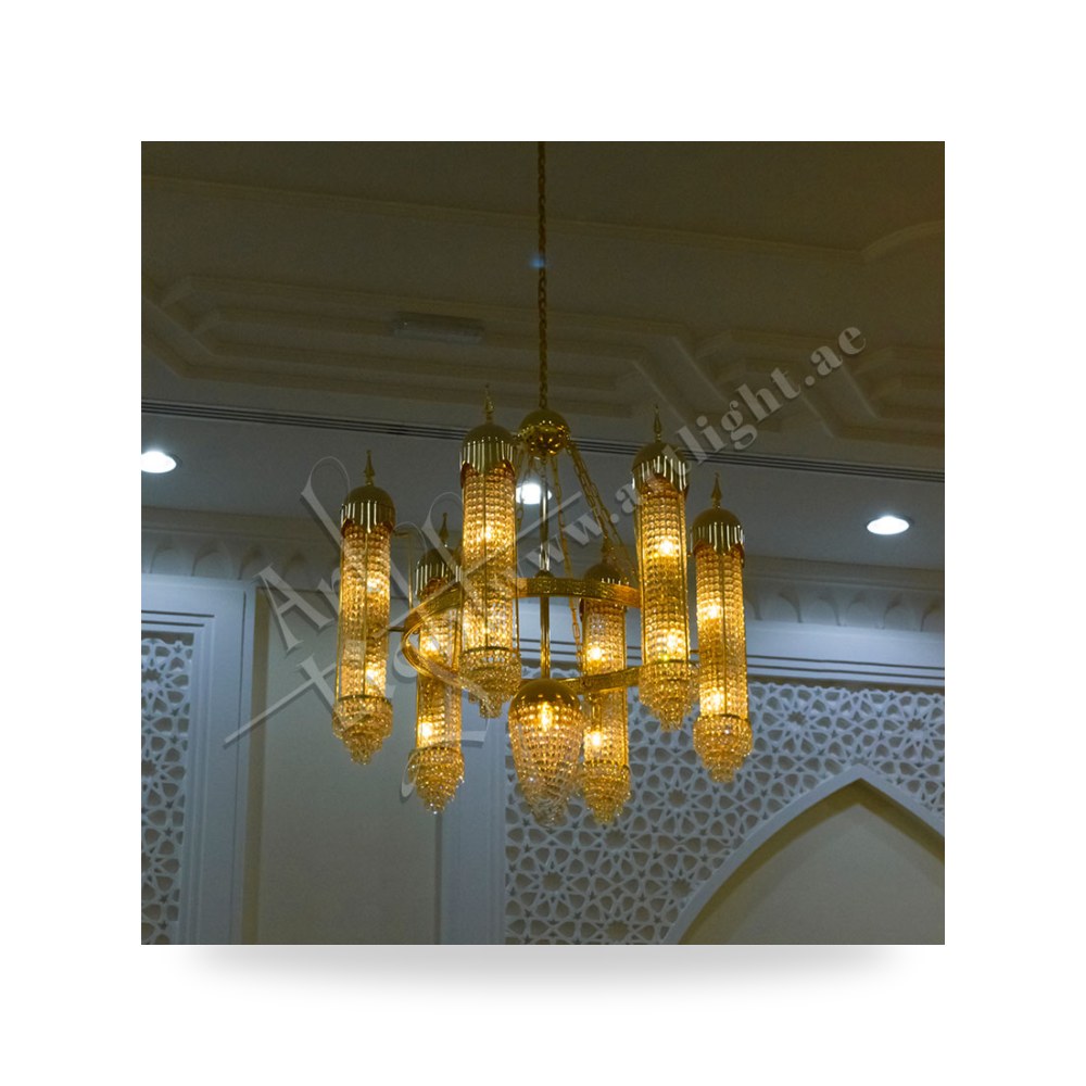 ثريا مساجد وقباب إسلامية تراثية من النحاس آرت لايت (Art Light) - للإنارة الفاخرة
