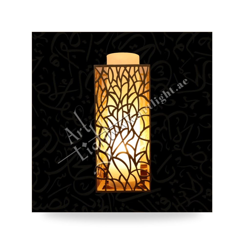 مصباح أرضي ستاند نحاسي فاخر بقاعدة ثقيلة آرت لايت (Art Light) - للإنارة الفاخرة والمعمارية