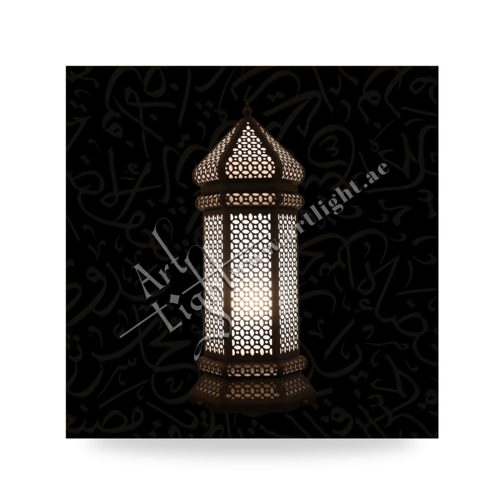 مصباح أرضي ستاند نحاسي فاخر بقاعدة ثقيلة آرت لايت (Art Light) - للإنارة الفاخرة والمعمارية