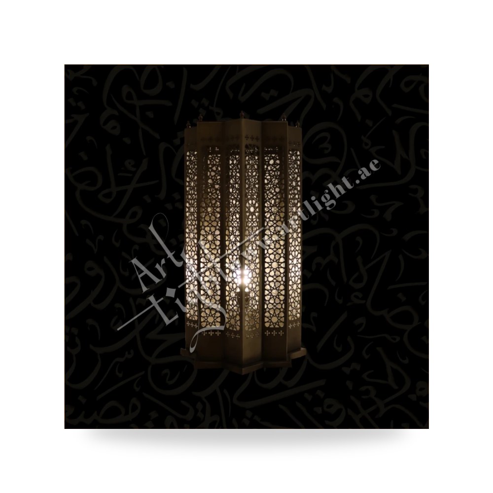 مصباح أرضي ستاند نحاسي فاخر بقاعدة ثقيلة آرت لايت (Art Light) - للإنارة الفاخرة والمعمارية