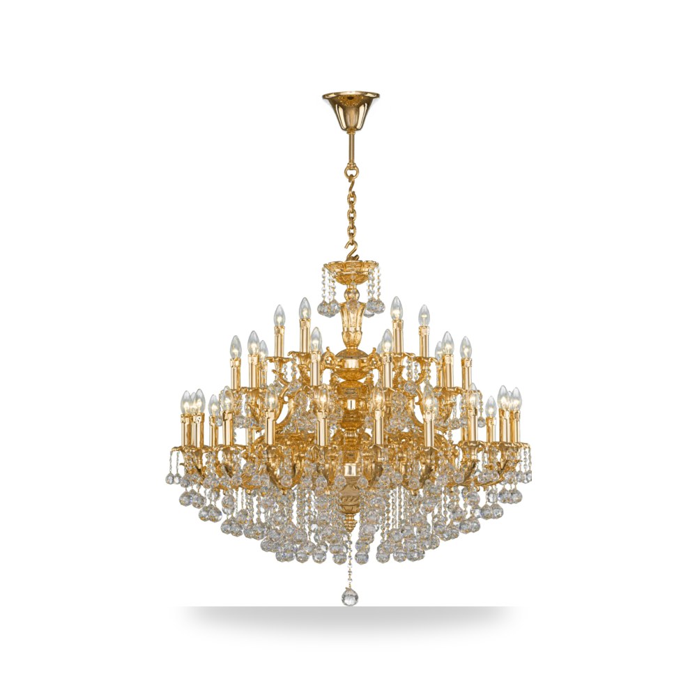 ثريا كريستال عصفور كلاسيكية طراز ماريا تيريزا كريستال عصفور (Asfour Crystal) - للمشغولات