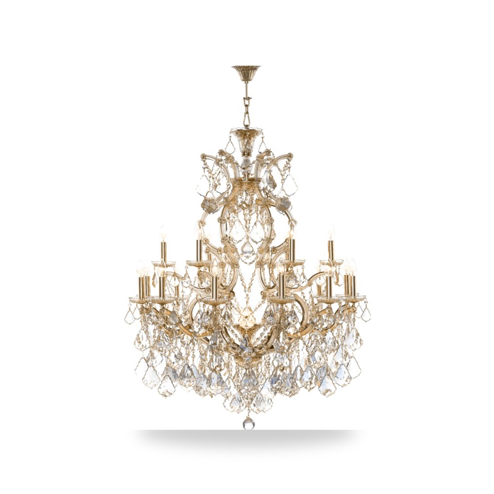 ثريا كريستال عصفور كلاسيكية طراز ماريا تيريزا كريستال عصفور (Asfour Crystal) - للمشغولات
