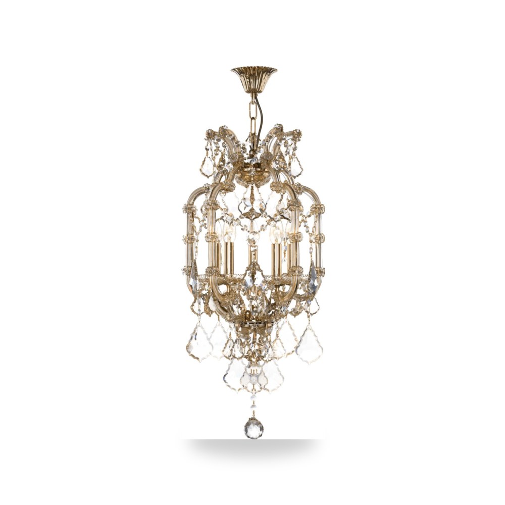 ثريا كريستال عصفور كلاسيكية طراز ماريا تيريزا كريستال عصفور (Asfour Crystal) - للمشغولات