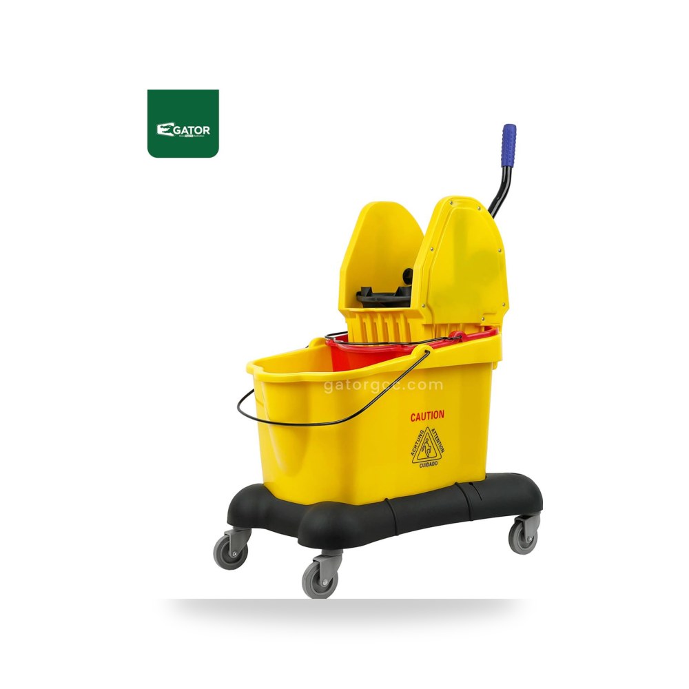 عربة دلو نظافة مع عصارة ضغط 30 لتر G-BT08 جاتور السعودية (Gator KSA)