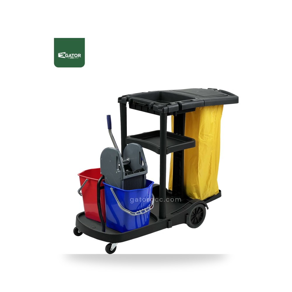 عربة نظافة جاتور مع عصارة ممسحة دلوين G-ST16 جاتور السعودية (Gator KSA)