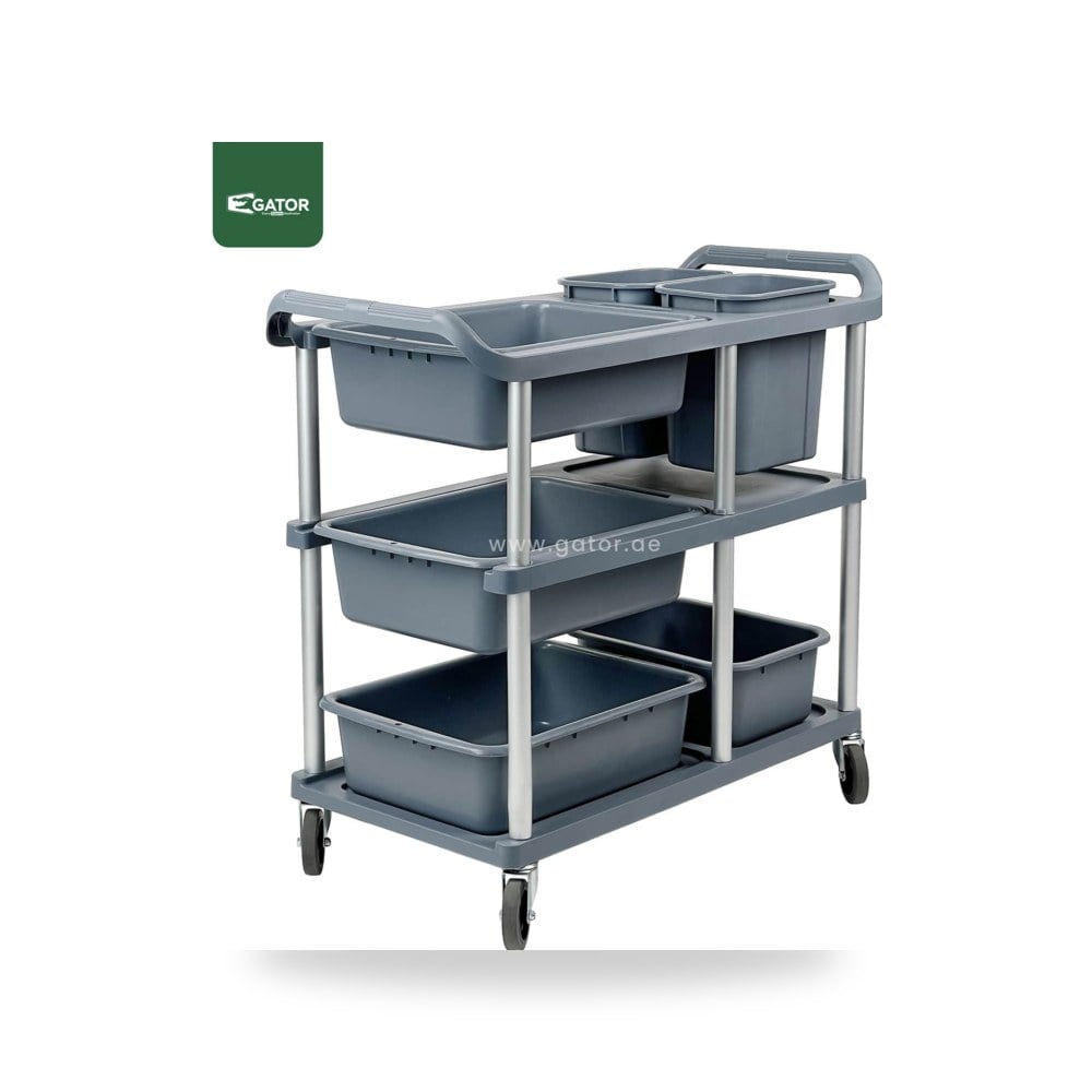 عربة خدمة وضيافة بلاستيكية جاتور 3 أدوار G-ST30 جاتور السعودية (Gator KSA)