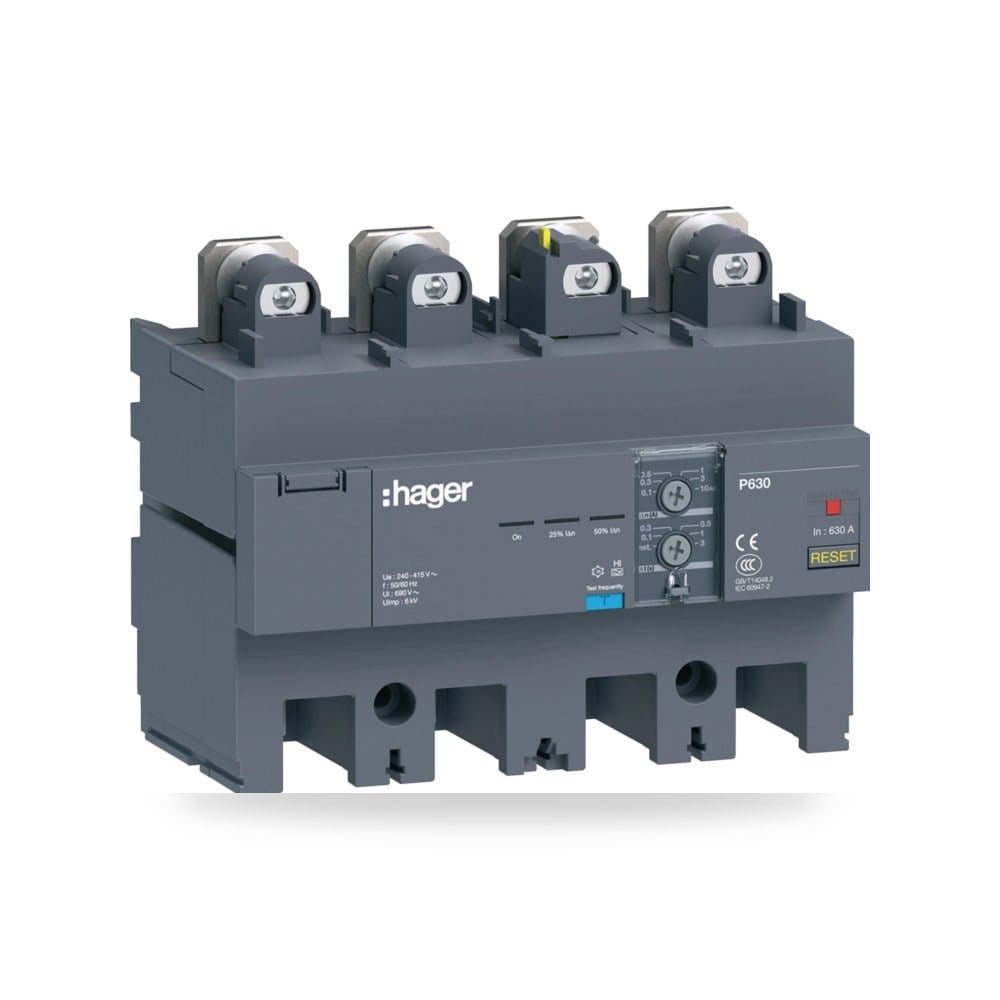 قاطع تسريب أرضي 630 أمبير هاجر Hager HBW630H Hager (هاجر)