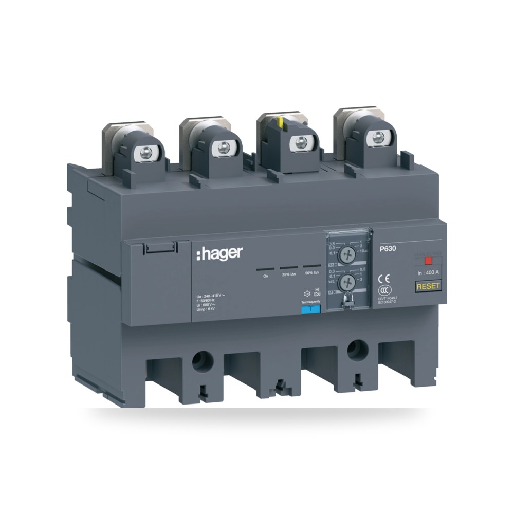 قاطع تسريب أرضي 400 أمبير هاجر Hager HBW400H Hager (هاجر)