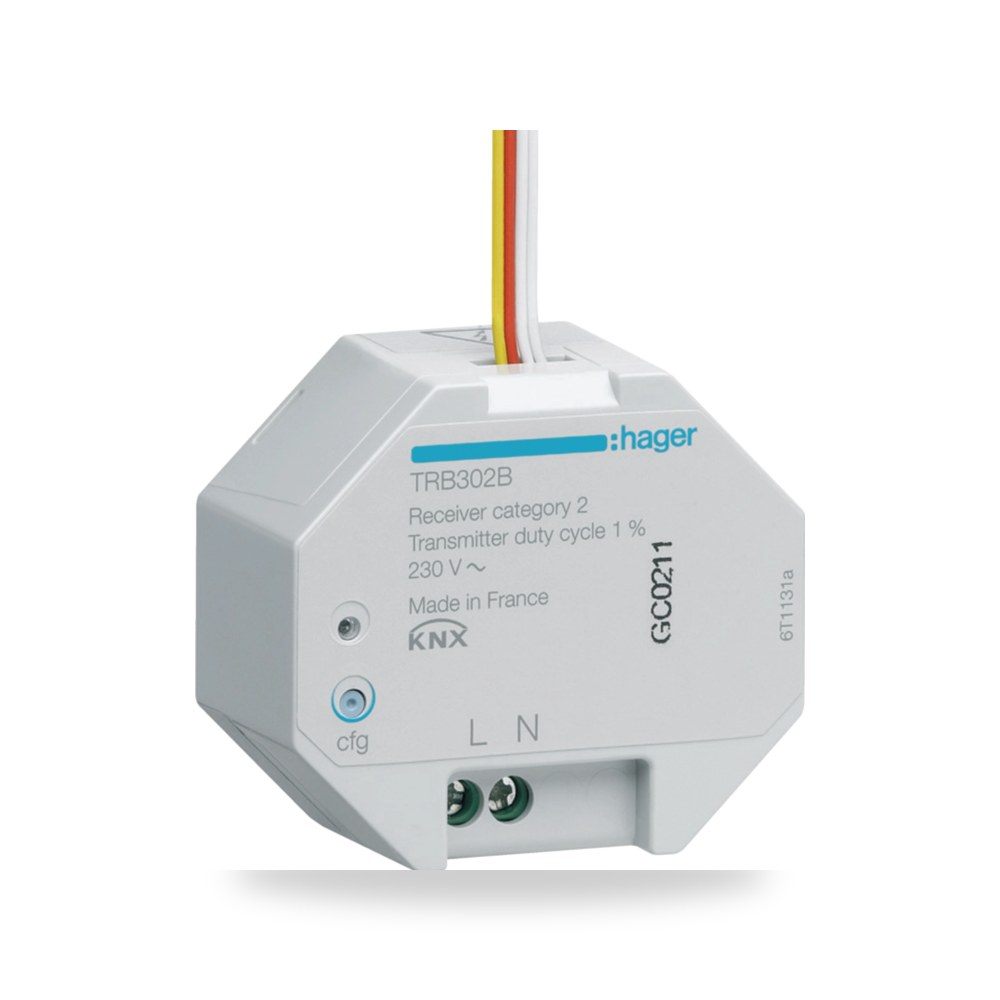 موديول إدخال إشارات ذكي هاجر Hager KNX TRB302B Hager (هاجر)