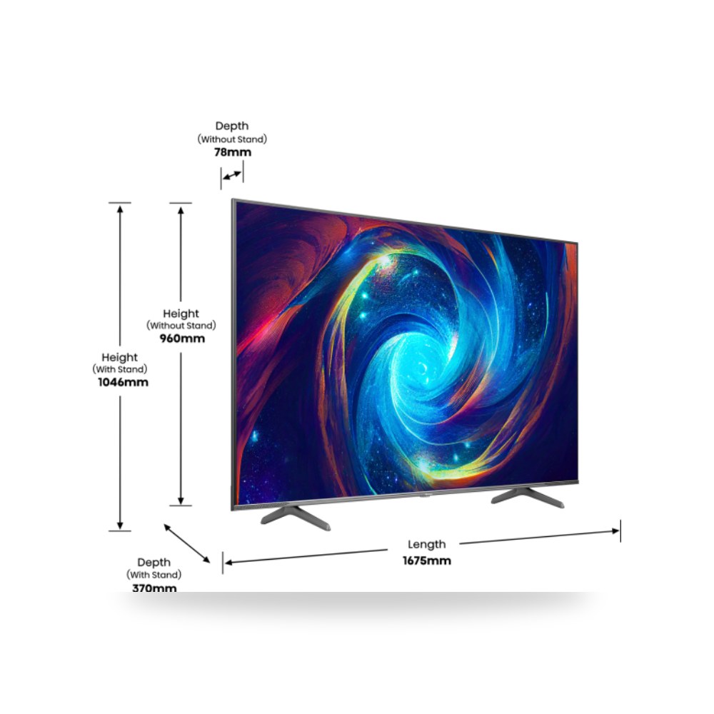 تلفزيون ذكي 75 بوصة 4K QLED هايسنس 75E7KQ Hisense (هايسنس السعودية)