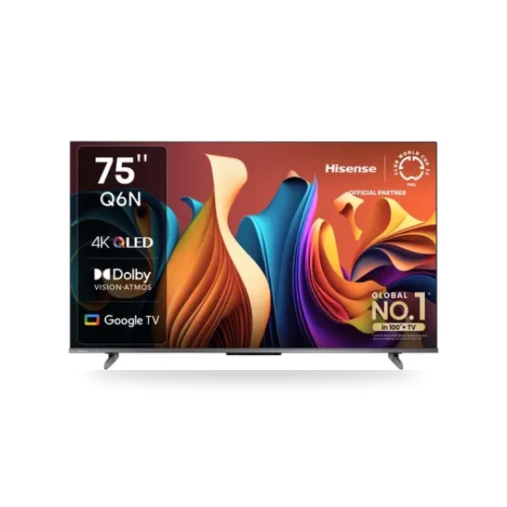تلفزيون ذكي 75 بوصة 4K QLED هايسنس 75Q6N Hisense (هايسنس السعودية)