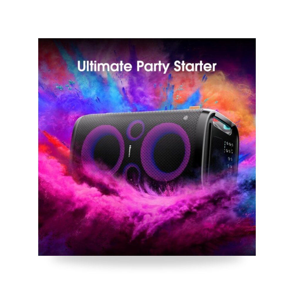 مكبر صوت ساوند بار دولبي أتموس هايسنس HP100 Hisense (هايسنس السعودية) موديل SPEAKER