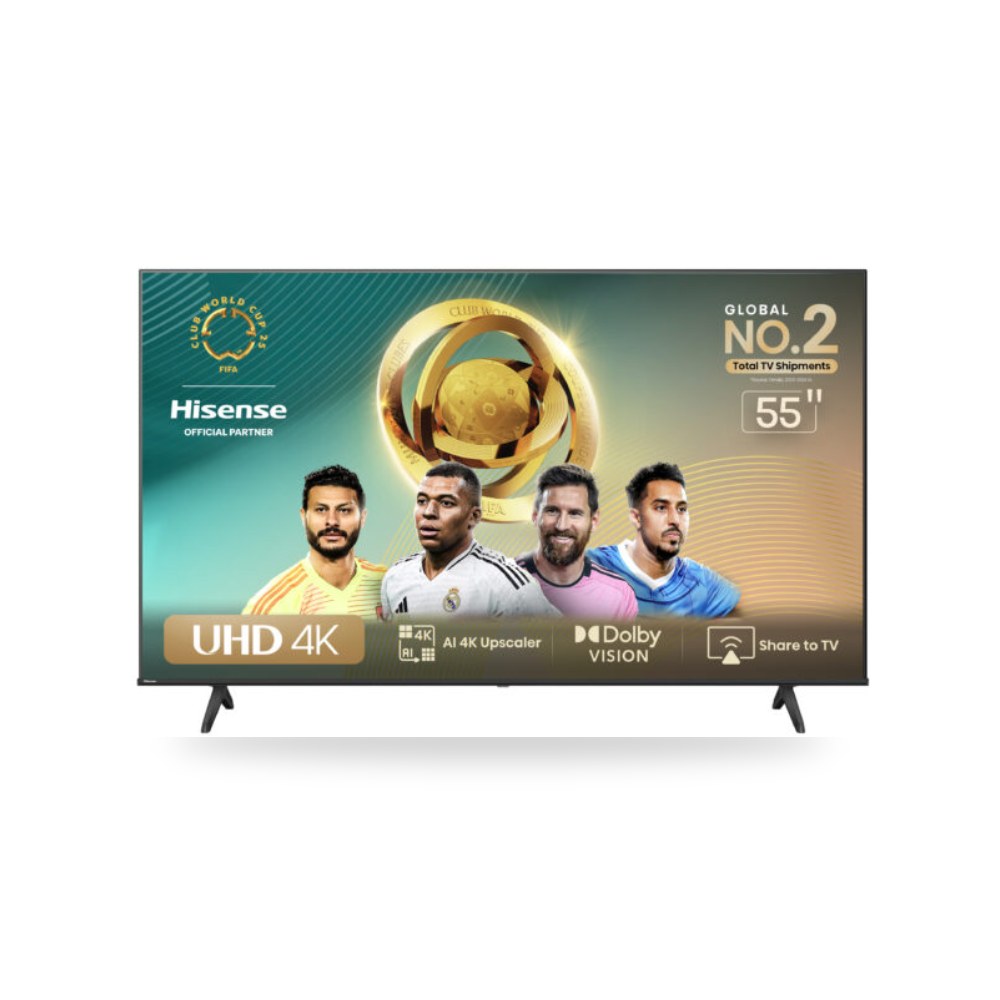 تلفزيون ذكي 55 بوصة 4K UHD هايسنس 55A6K Hisense (هايسنس السعودية)
