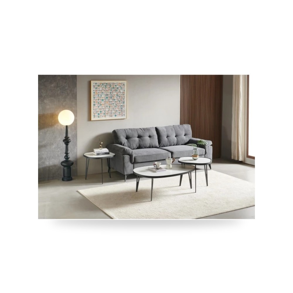 طقم طاولة خدمة وشاي خشبية موديل M 181842 كود 087