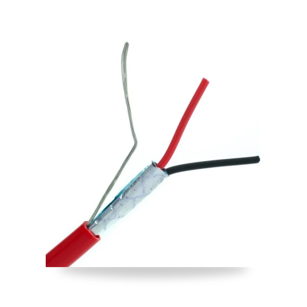 كابل أنذار حريق AWG معزول من مسك - مقاس 18x2 elburoj