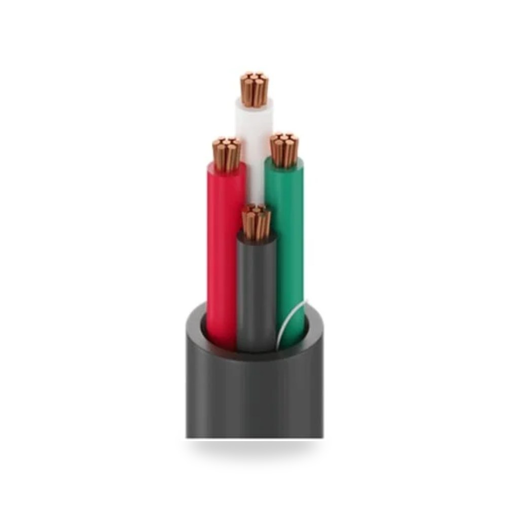 كابل إنذار امان PVC 5302UE - مقاس 4x18 AWG - من بلدن - رمادى