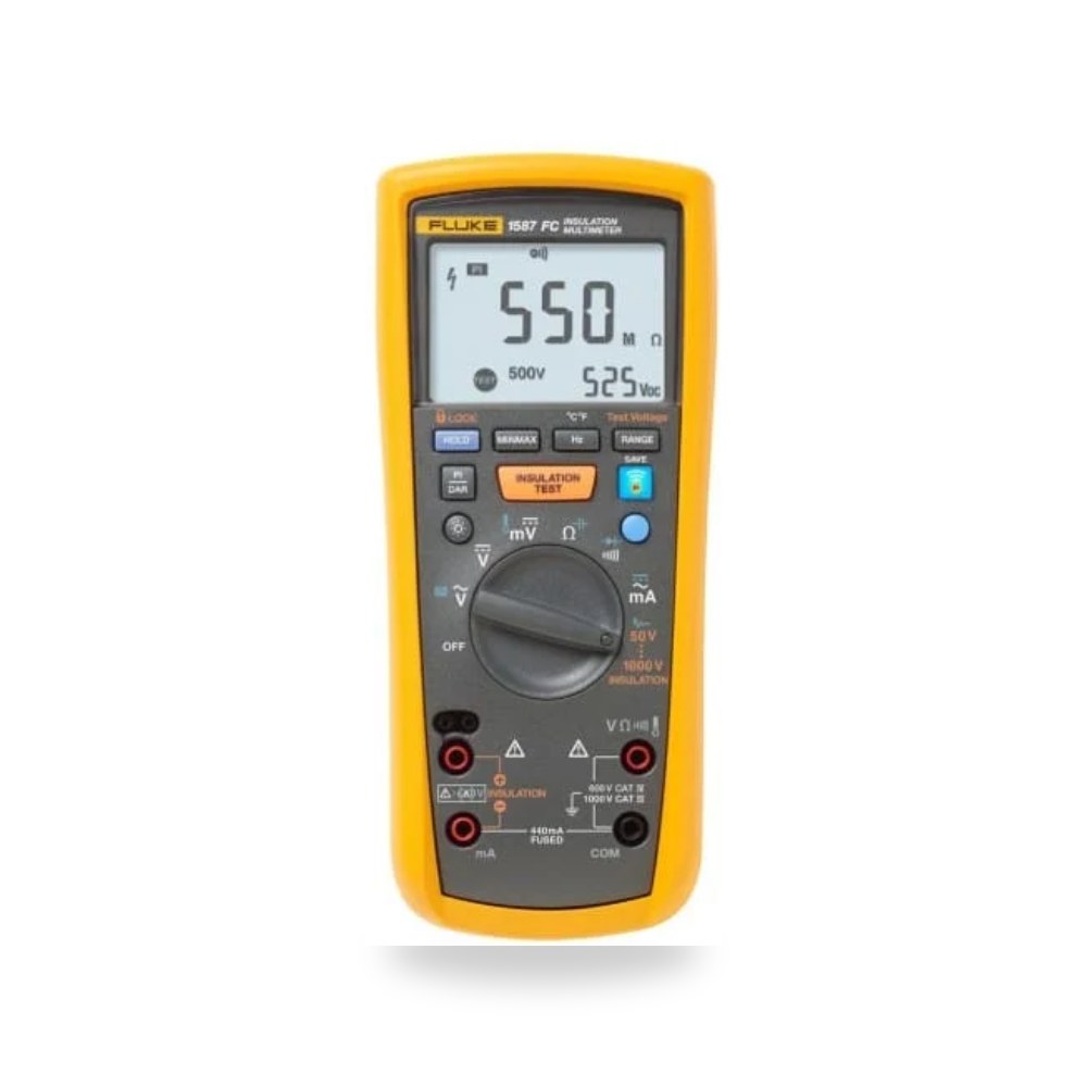 جهاز فحص عزل كابلات فلوك Fluke 1587FC كود 314 شركة بيلدر