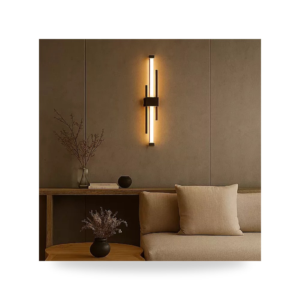 أبليك حائط مودرن أسود 9 واط 40 سم همر D6363 موديل UP-15