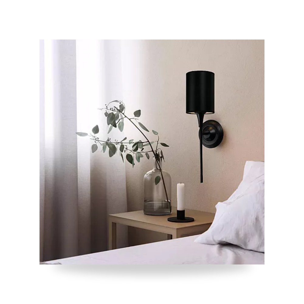 ابليك جداري مودرن اسود E14 همر Hamer D6394 موديل UP-15