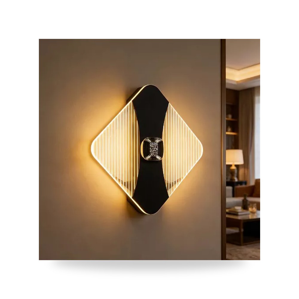 ابليك جداري مودرن اسود 5 واط 3C همر Hamer E7086C موديل UP-15
