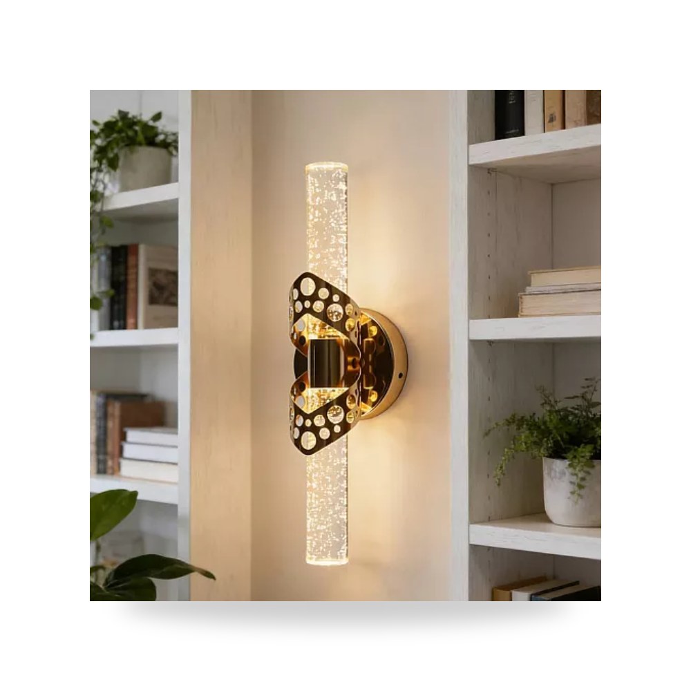 ابليك جداري مودرن ذهبي 7 واط 3C همر Hamer E6828 موديل UP-15