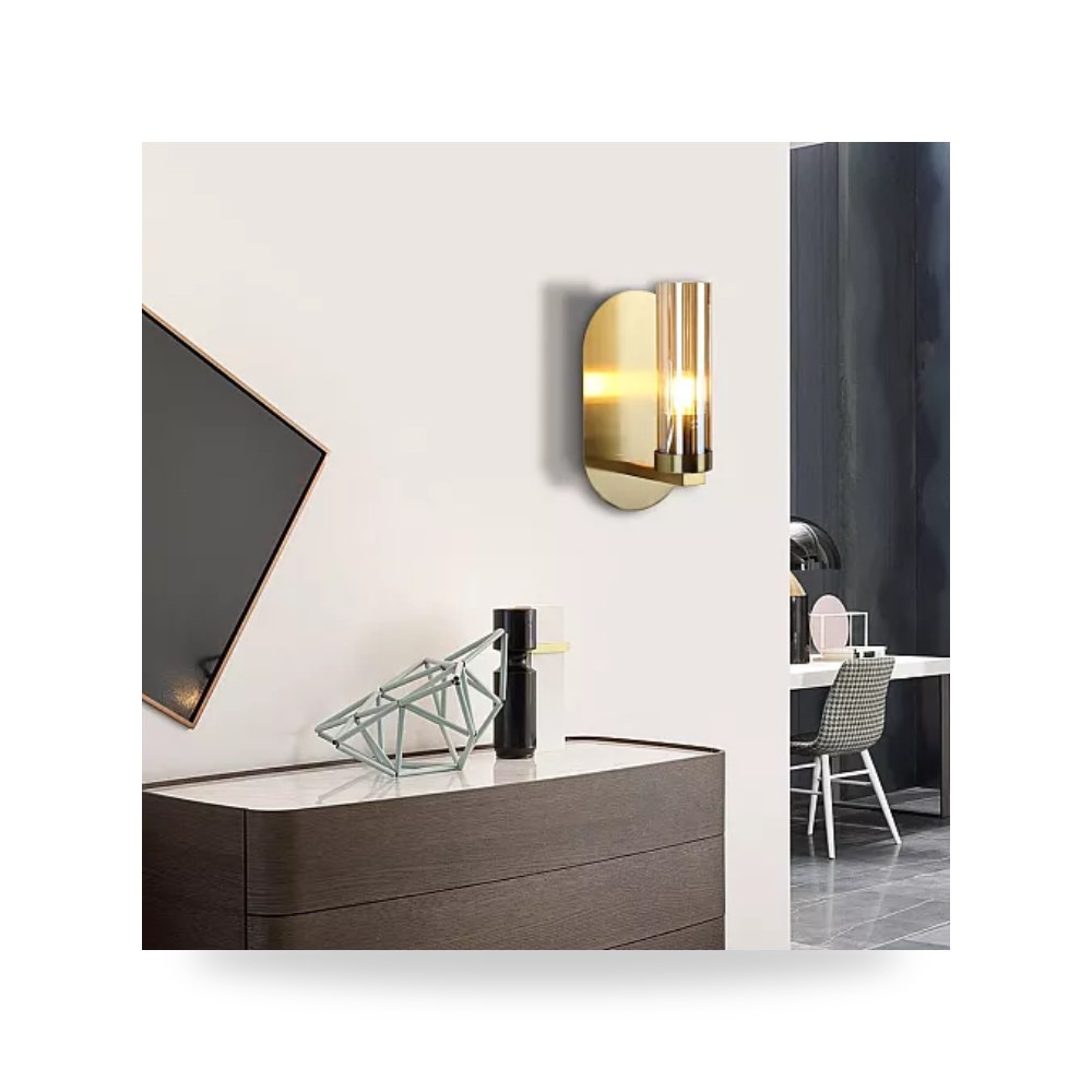 ابليك جداري مودرن زيتي E27 همر Hamer D6395 موديل UP-15