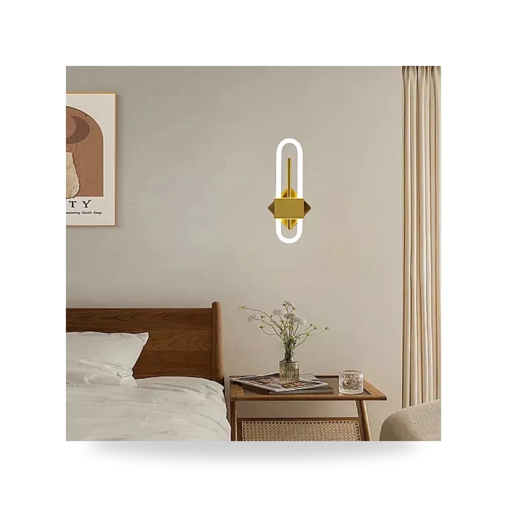 ابليك جداري مودرن زيتي 15 واط اصفر همر Hamer UP-15