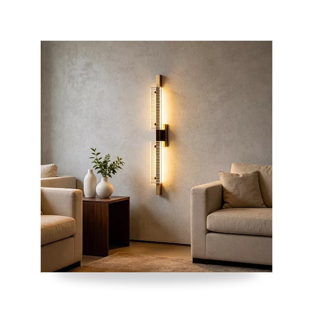 ابليك جداري مودرن زيتي 12 واط اصفر همر Hamer UP-15