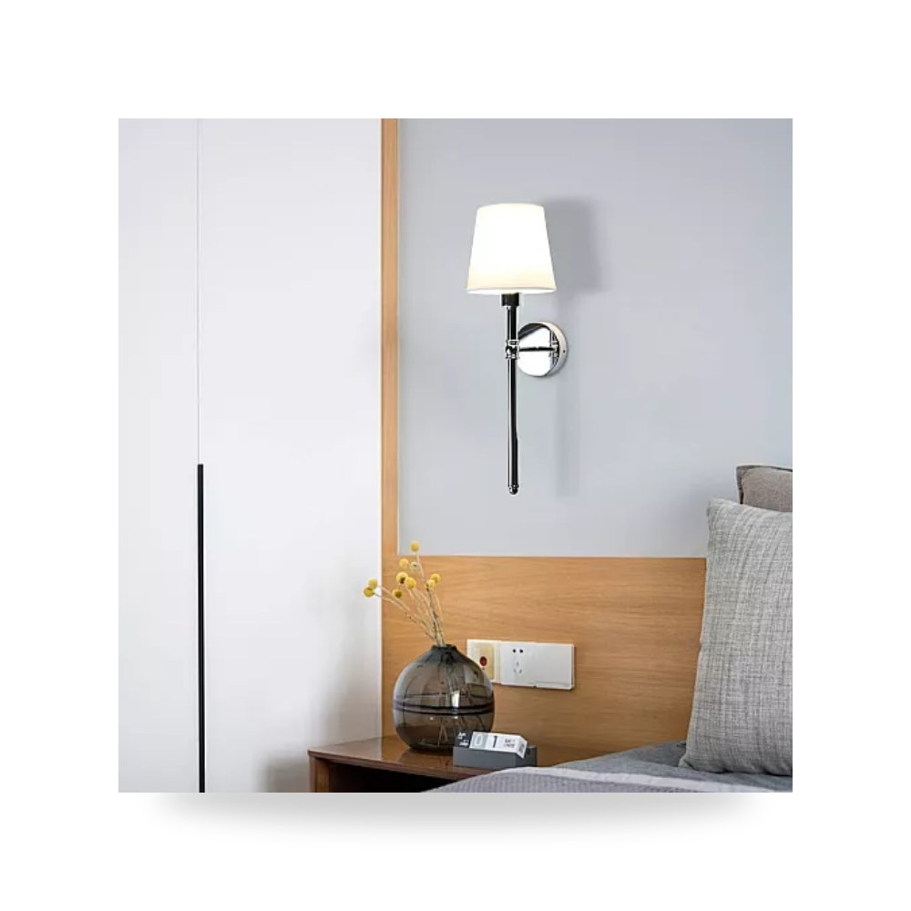 ابليك جداري مودرن فضي E14 همر Hamer D6386 موديل UP-15