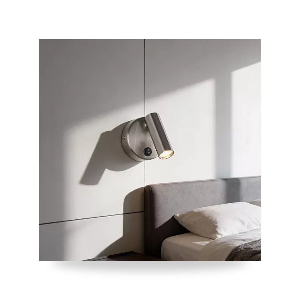 ابليك جداري مودرن فضي 3 واط اصفر همر Hamer UP-15