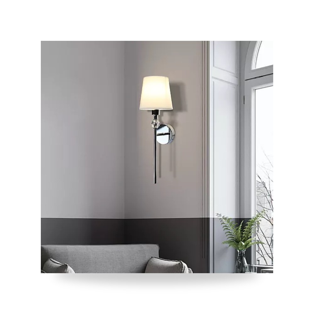 ابليك جداري مودرن فضي E14 همر Hamer D6392 موديل UP-15