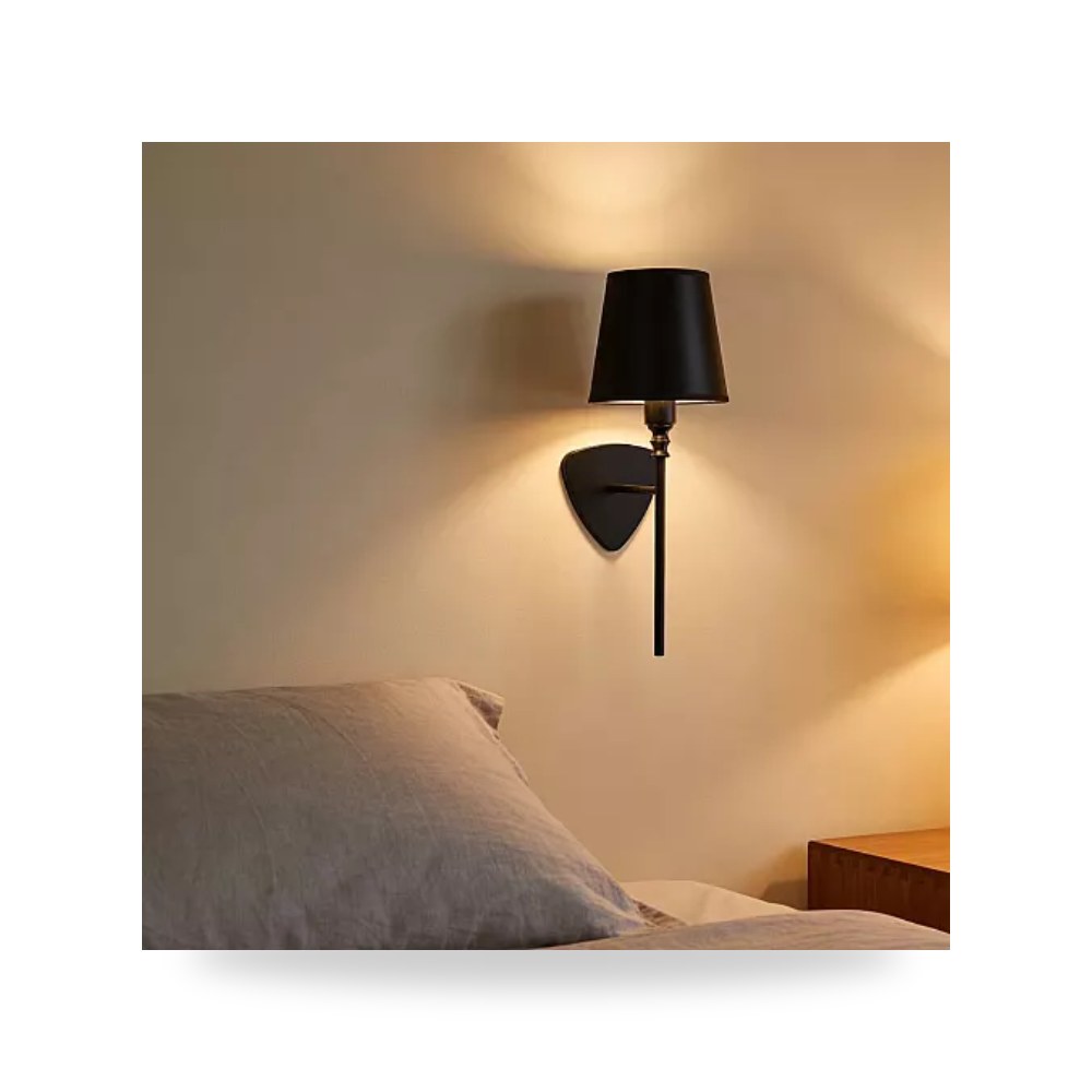 ابليك جداري مودرن اسود E14 همر Hamer D6141 موديل UP-15