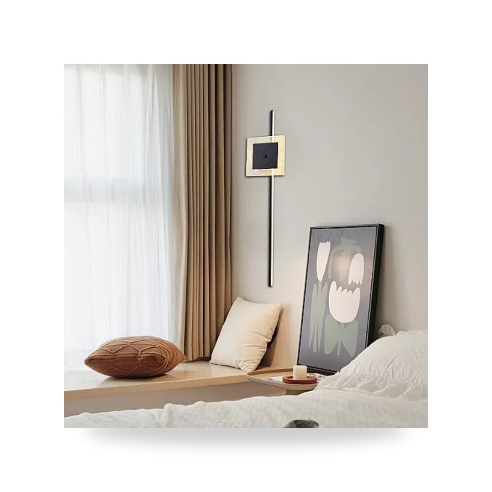 ابليك جداري اسود 80 سم 12 واط 3C همر Hamer UP-15