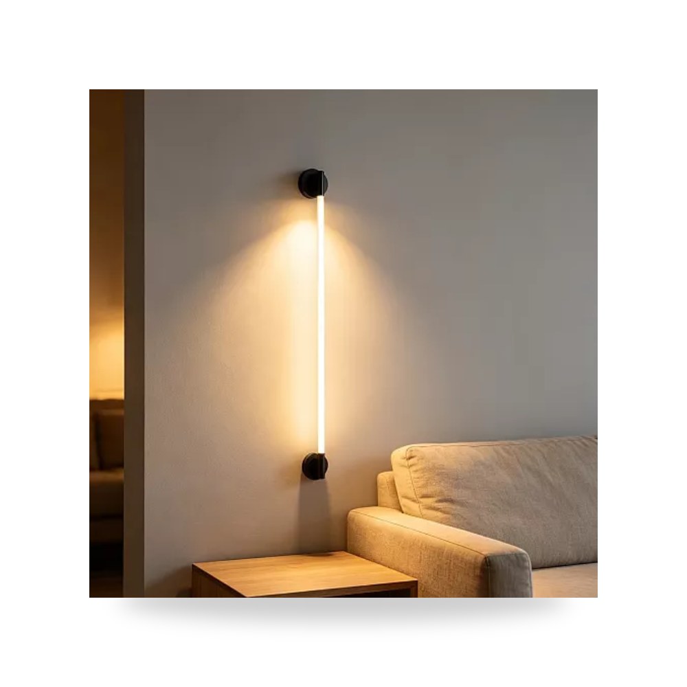 ابليك جداري مودرن اسود 30 واط اصفر همر Hamer UP-15