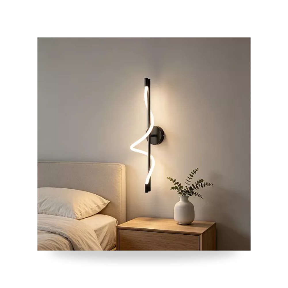 ابليك جداري اسود 80 سم 20 واط اصفر همر Hamer UP-15
