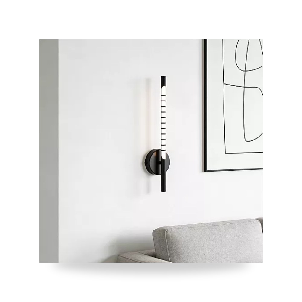 ابليك جداري اسود 40 سم 5 واط اصفر همر Hamer UP-15