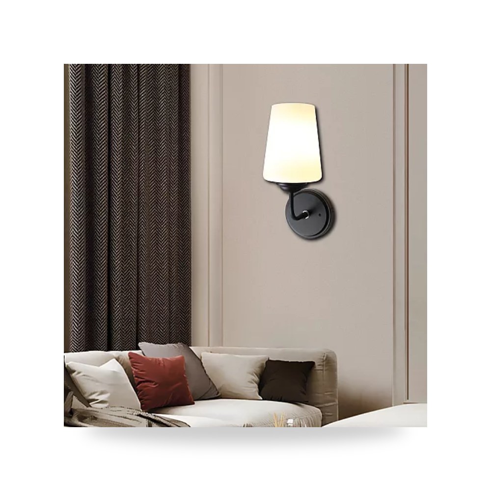 ابليك جداري مودرن اسود E27 همر Hamer D5970 موديل UP-15