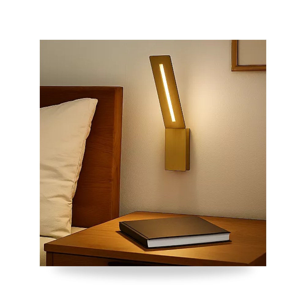 ابليك جداري مودرن زيتي 7 واط اصفر همر Hamer D6013 موديل UP-15