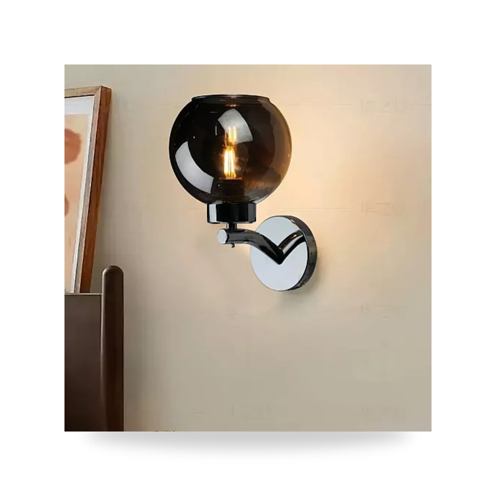 ابليك حائط مودرن فضي E27 همر Hamer D6053 موديل UP-15