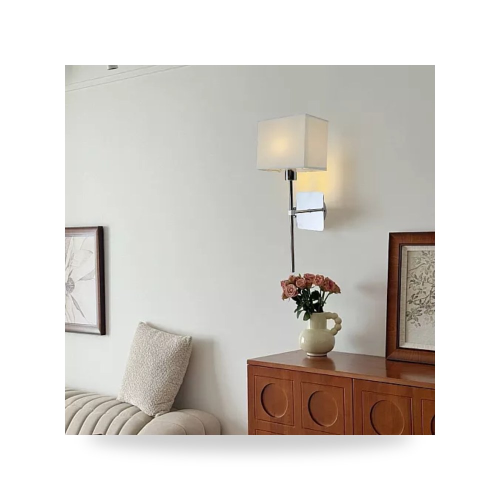 ابليك حائط مودرن فضي E14 همر Hamer D6139 موديل UP-15